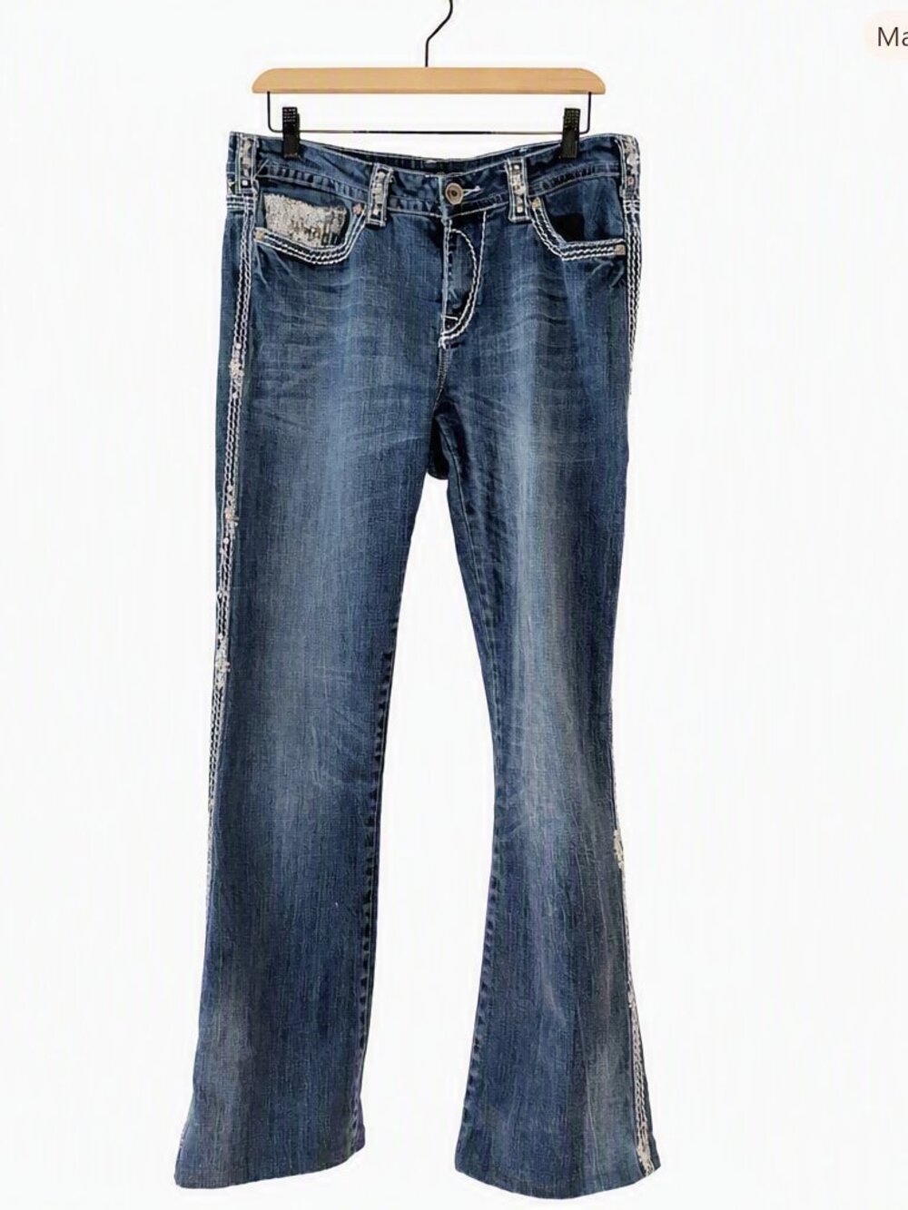 Cowgirl Tuff Co Shazam Bootcut Jeans Size W 32 x 30"